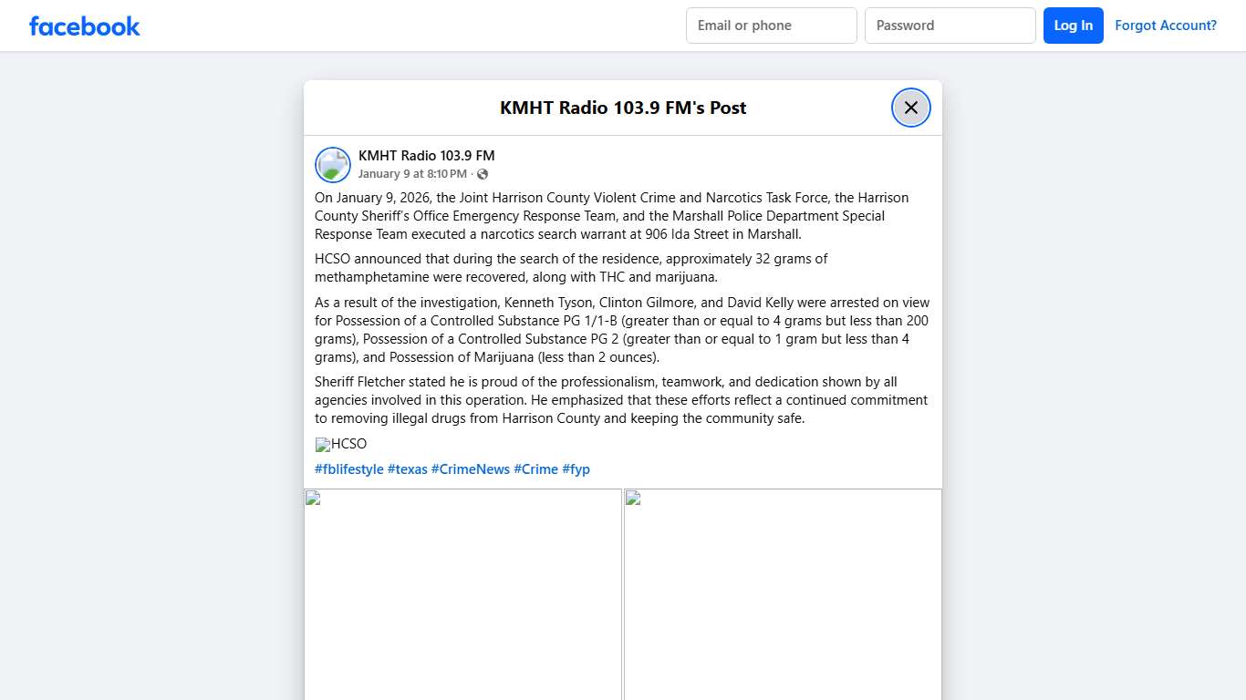 On January 9, 2026, the Joint... - KMHT Radio 103.9 FM Facebook